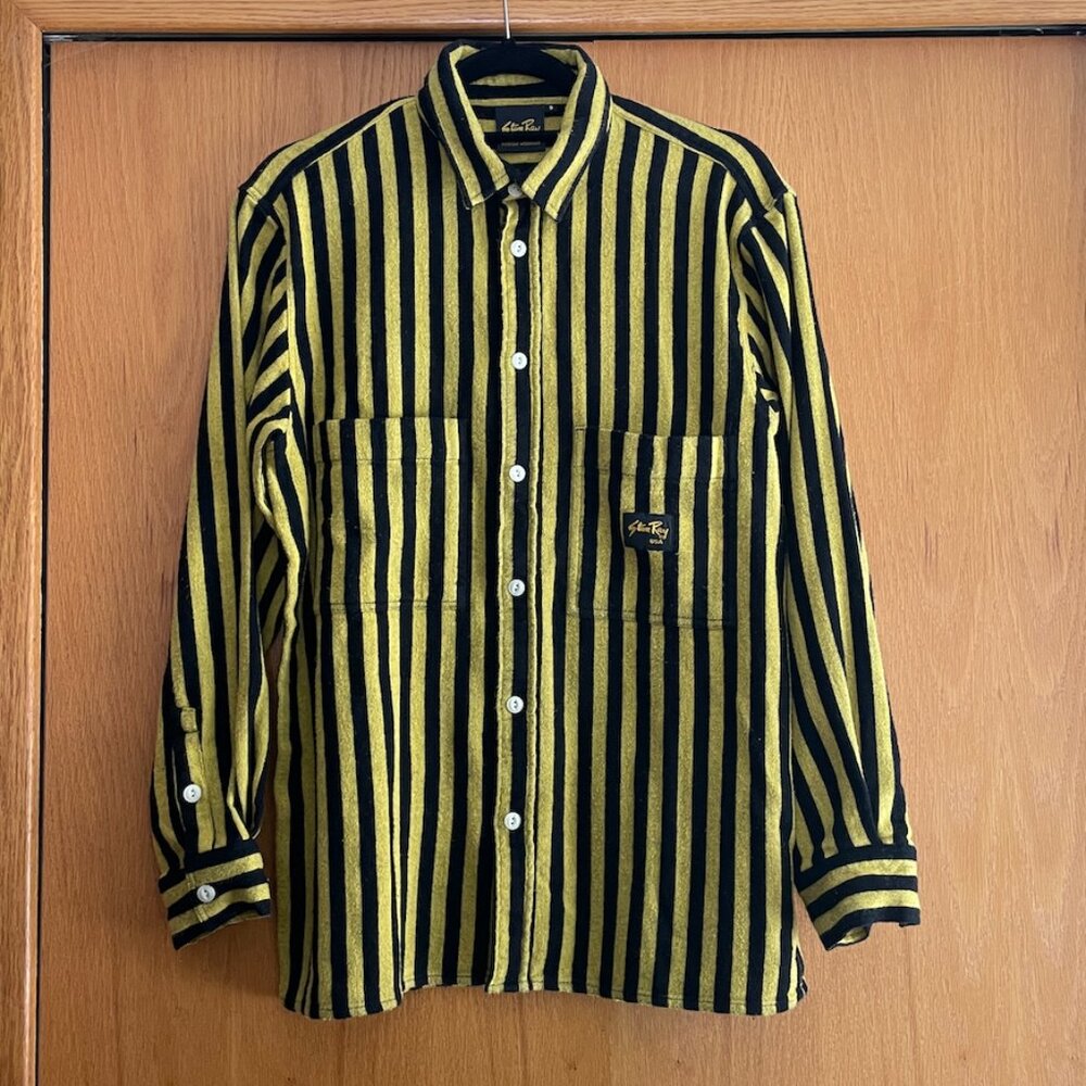 Stan Ray Flannel Old Yellow Stripes sz S